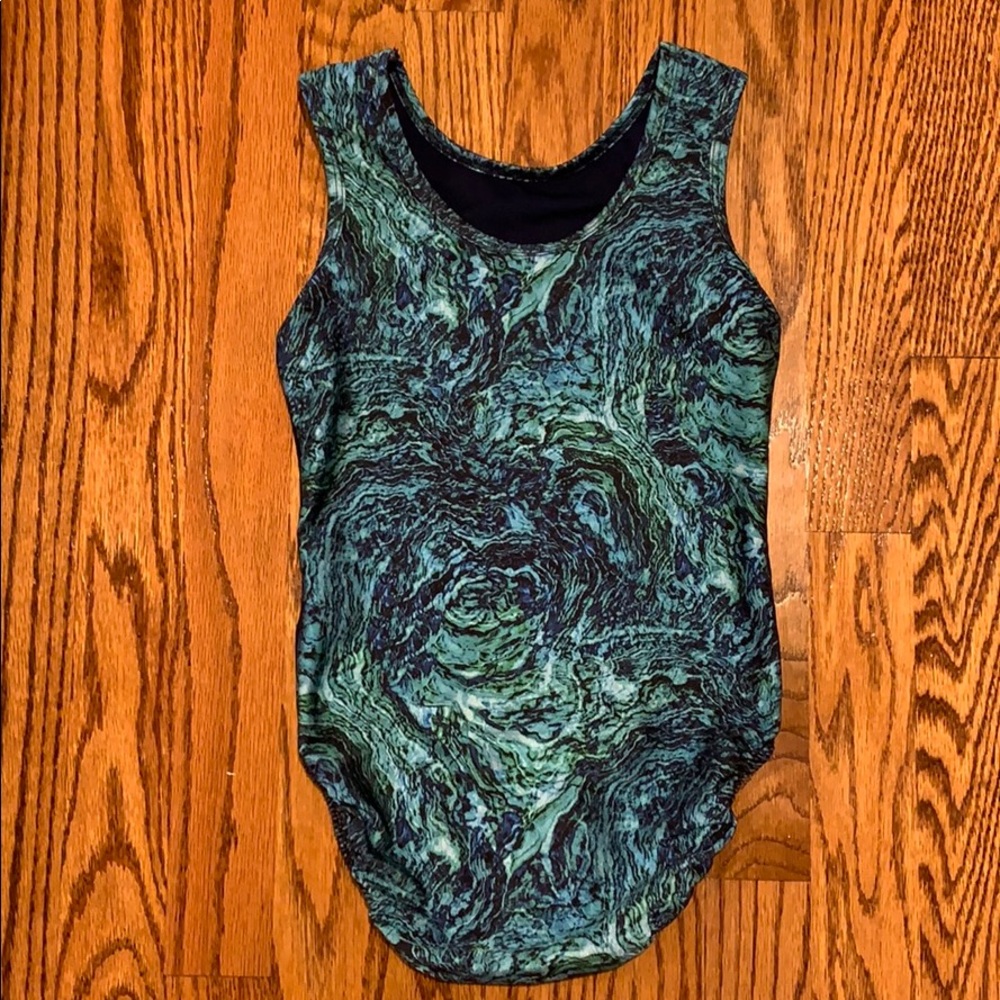 Plum Practicewear Leotard, Child Large, EUC